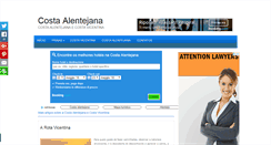 Desktop Screenshot of costaalentejana.com.pt
