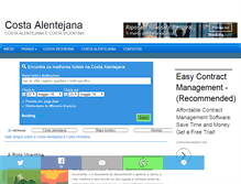 Tablet Screenshot of costaalentejana.com.pt